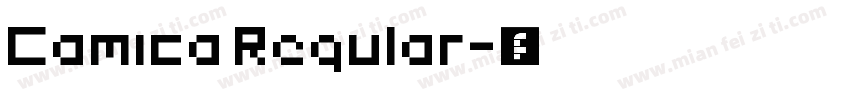Camica Regular字体转换